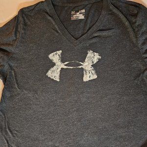 Under Armour Grey Heat Gear Shirt XL